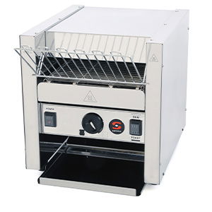 SAMMIC ST-22 Tostador de Pan Buffet Industrial, Tostadora de Cinta Horizontal 2.1 kW, 600 Tostadas/Hora, Dimensiones 35x41x39 cm