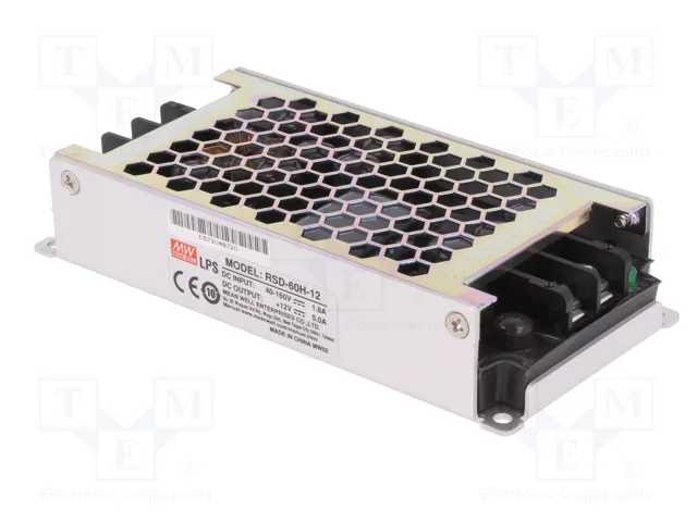 MEAN WELL RSD-60H-12 Convertidor DC/DC 60W 12VDC 5A MEAN WELL RSD-60H-12 Convertidor DC/DC 60W 12VDC 5A