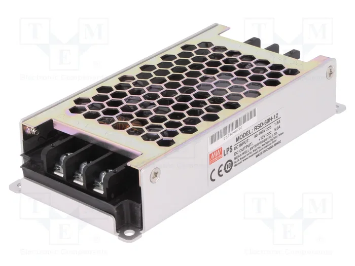 MEAN WELL RSD-60H-12 Convertidor DC/DC 60W 12VDC 5A MEAN WELL RSD-60H-12 Convertidor DC/DC 60W 12VDC 5A