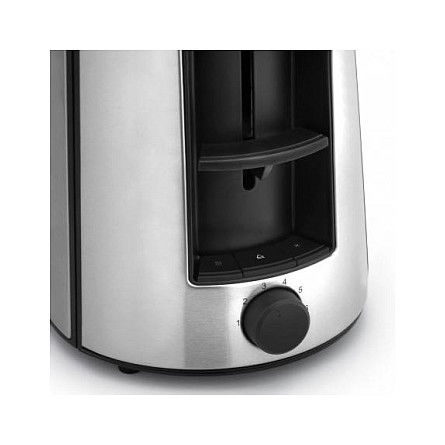 WMF Tostador Bueno Pro 2 Rebanadas 870W Acero Inoxidable Negro Plata WMF Tostador Bueno Pro 2 Rebanadas 870W Acero Inoxidable Negro Plata