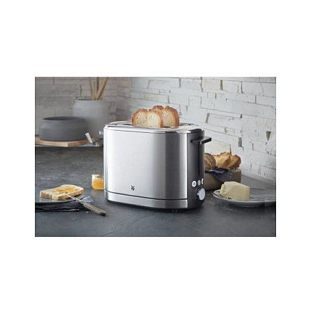 WMF Tostador Bueno Pro 2 Rebanadas 870W Acero Inoxidable Negro Plata WMF Tostador Bueno Pro 2 Rebanadas 870W Acero Inoxidable Negro Plata