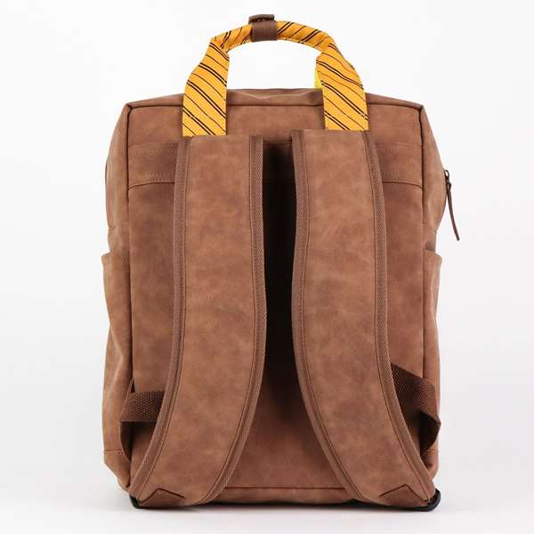 Cerdá Mochila Casual Moda Polipiel Harry Potter Hufflepuff Marrón