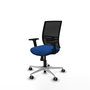 PIQUERAS Y CRESPO Silla de oficina Yunquera con mecanismo Sincro Azul y Negro
