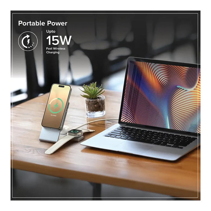 Alogic Matrix+ 3-in-1 Magnetic Charger Power Bank Blanco Alogic Matrix+ 3-in-1 Magnetic Charger Power Bank Blanco