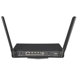 MikroTik hAP ax3 (C53UiG+5HPaxD2HPaxD) Router WiFi 6 AX Tri-Banda, CPU Quad-Core 1.8 GHz, 2.4/5 GHz 1200 Mbps, 1 GB RAM, 2.5 Gigabit, USB 3.0, 4x Gigabit Ethernet, RouterOS