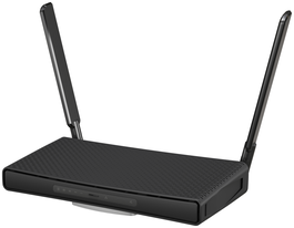 MIKROTIK hAP ax³ Router Inalámbrico Doble Banda Wi-Fi 6 Gigabit Ethernet Negro 1200 Mbit/s
