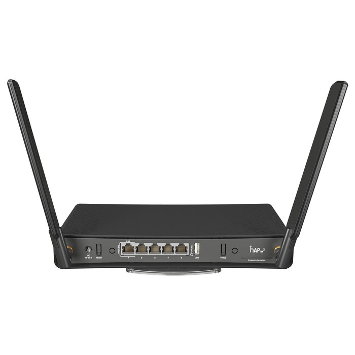 MikroTik C53UiG+5HPaxD2HPaxD Router Wi-Fi 6 Doble Banda 2.4 GHz / 5 GHz Negro