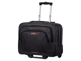 American Tourister Maletín con ruedas At Work para portátil de 15,6 pulgadas Negro