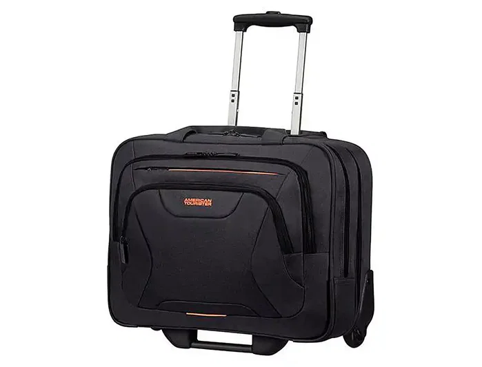 American Tourister Maletín con ruedas At Work para portátil de 15,6 pulgadas Negro