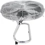 Oceanic Ventilador de Piso Industrial 70W, Diámetro 35 cm con 3 Velocidades, Control de Inclinación, Rejilla Metálica y Aspas Transparentes