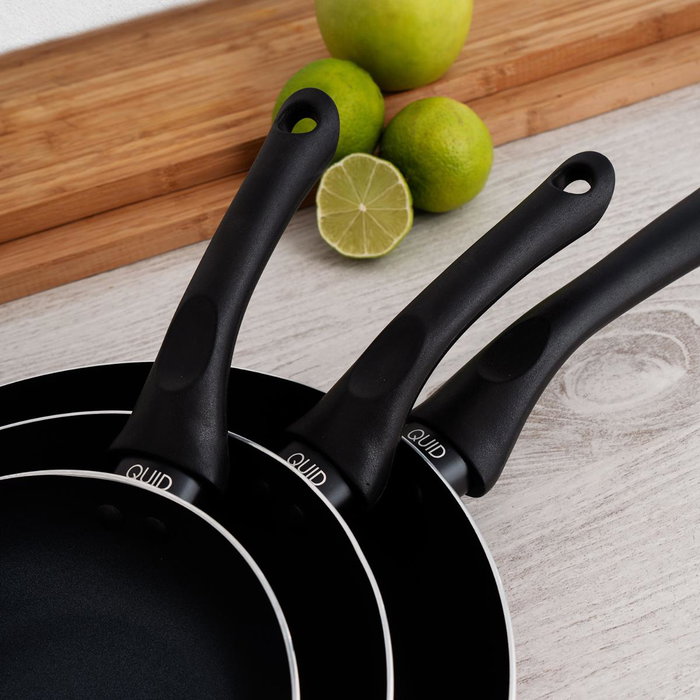 Set 3 Sartenes Aluminio Estampado Cappy Quid 18-22-26 cm Set 3 Sartenes Aluminio Estampado Cappy Quid 18-22-26 cm