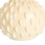Jarrón Crema Cerámica Decoración 27 X 27 X 26 cm