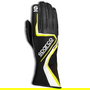 Sparco S00255511NRGF Guantes Kart Record 2020 Talla 11 Negro-Fl | Palma alto agarre, Táctil, Transpirables, Nudillos reforzados, Ajuste ceñido