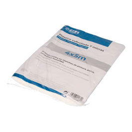 Edm Plástico cubretodo 7 micras 4 x 5 m