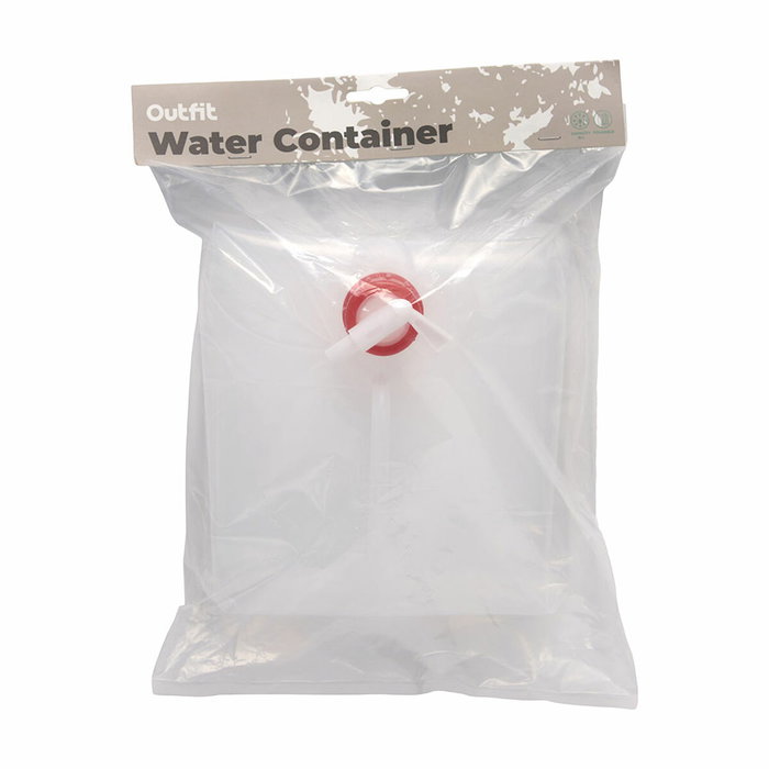 Outfit Depósito para agua plegable 10 l Blanco