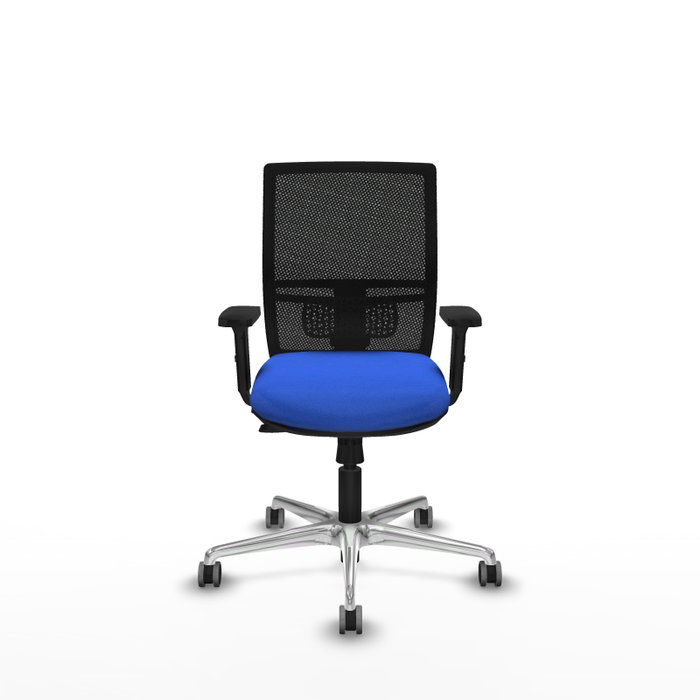 PIQUERAS Y CRESPO Silla de oficina Yunquera con mecanismo Sincro/Traslack, Azul y Negro PIQUERAS Y CRESPO Silla de oficina Yunquera con mecanismo Sincro/Traslack, Azul y Negro