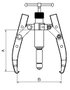 Extractor Hidráulico Forza 3 Patas 225X260