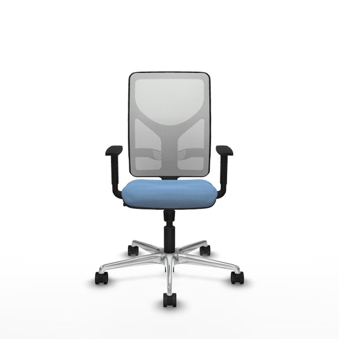 PIQUERAS Y CRESPO Silla de oficina Motilla con mecanismo Sincro, Azul cielo y Blanco PIQUERAS Y CRESPO Silla de oficina Motilla con mecanismo Sincro, Azul cielo y Blanco