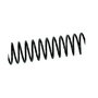 Yosan Espiral Metálica Paso 50 22mm Negro c/100