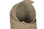 DKD Home Decor Set de 2 Cestas de Seagrass y Metal Natural 43x43x49 cm