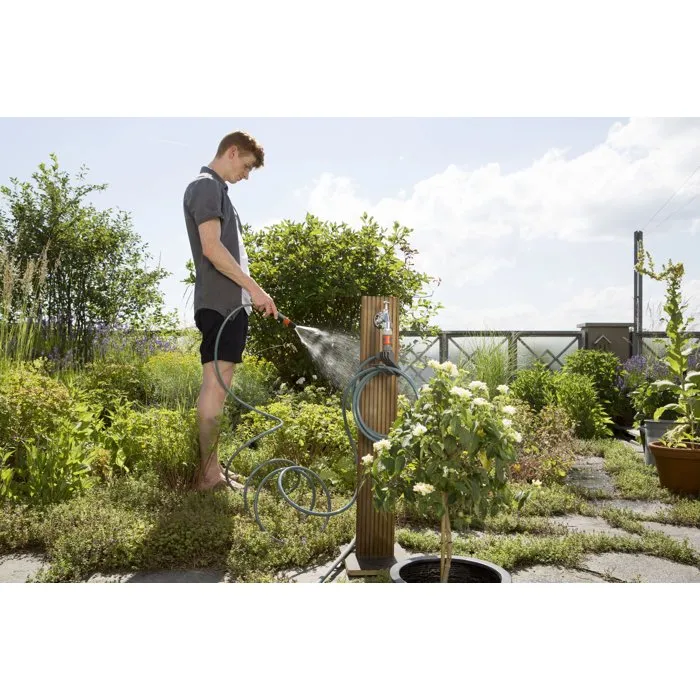 Gardena Manguera en espiral con soporte integrado de 7,5 m