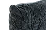 DKD Home Decor Cojín de Chenilla Bordado Azul Marino 60x10x35 cm