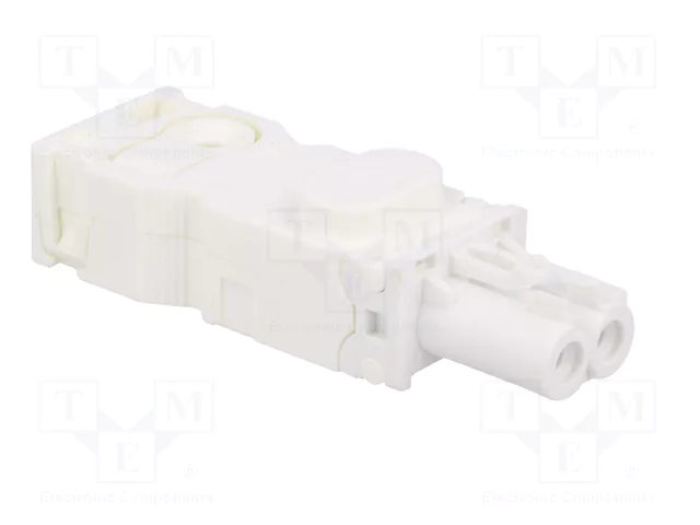 STEGO Conector hembra 025 blanco