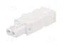 STEGO Conector hembra 025 blanco