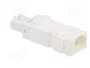 STEGO Conector hembra 025 blanco