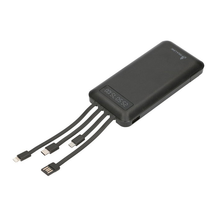 Extralink EPB-083 Powerbank 10000mAh Negro con USB-C