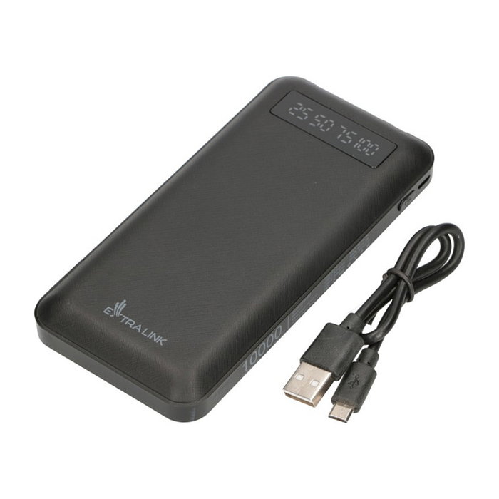 Extralink EPB-083 Powerbank 10000mAh Negro con USB-C