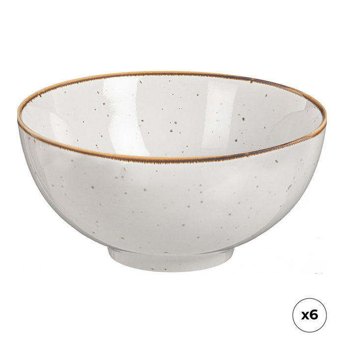 Ovenza Pack de 6 bols de porcelana Akiko ø15 cm Ovenza Pack de 6 bols de porcelana Akiko ø15 cm