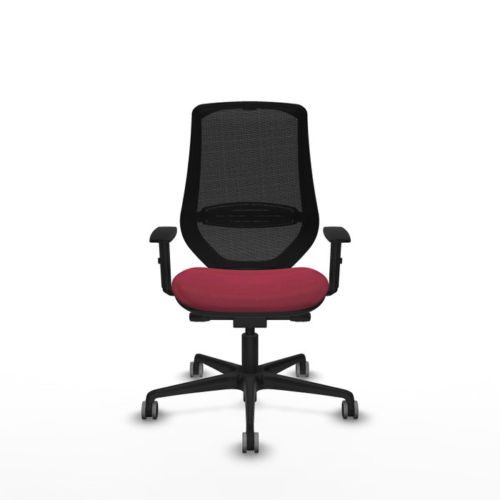 PIQUERAS Y CRESPO Silla de oficina Mardos con mecanismo Sincro/Traslack, Granate y Negro PIQUERAS Y CRESPO Silla de oficina Mardos con mecanismo Sincro/Traslack, Granate y Negro