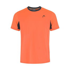 Camiseta de Manga Corta Hombre Head Slice Naranja Oscuro