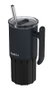 QUOKKA Taza Termo Acero Inoxidable 720 ml Umi Black, con Base de Silicona y Tapa Segura
