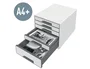 Leitz Wow Desk Cube Fichero de 5 cajones azul/blanco
