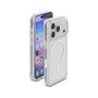 DeLOCK Funda protectora para iPhone 17 Pro compatible con MagSafe, transparente-blanco