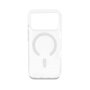 DeLOCK Funda protectora para iPhone 17 Pro compatible con MagSafe, transparente-blanco