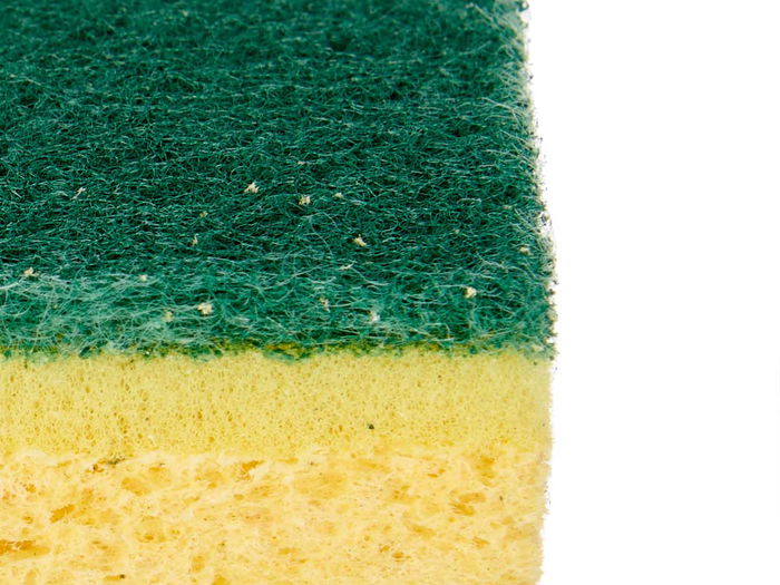 Arte Regal Set 2 Estropajos Tricapa con Esponja Vegetal Amarillo/Verde 24 x 12.5 x 2 cm (Set de 26)