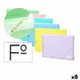 Carchivo Carpeta Clasificadora Acordeón Polipropileno Soft 13 Departamentos Folio Colores Surtidos Pack 12 Unidades