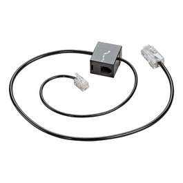 HP EHS-Anschlusskabel PSP Cable para Auriculares con Conexión de 3.5mm Compatible con HP Poly Savi y CS500 Serie, Negro
