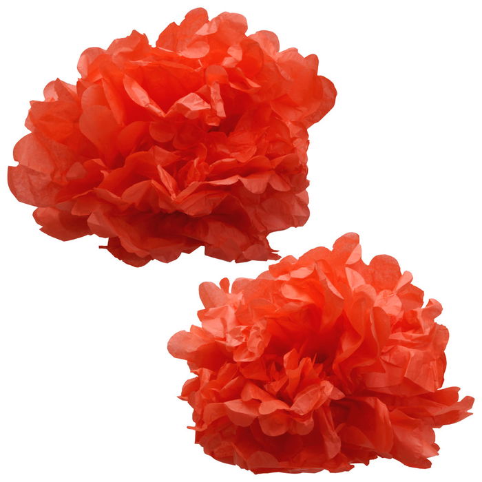 Blue Corner Juego de 2 Adorno Flor 25 cm