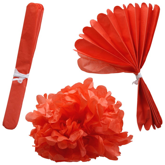 Blue Corner Juego de 2 Adorno Flor 25 cm