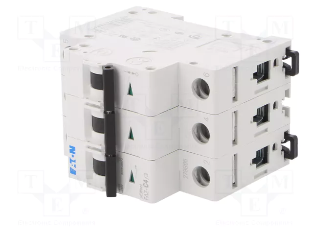 EATON ELECTRIC FAZ-C4/3 Interruptor magnetotérmico 3 polos 4A 15kA