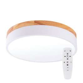 Plafón LED Circular 24W 2493Lm con Mando a Distancia (CCT Seleccionable)