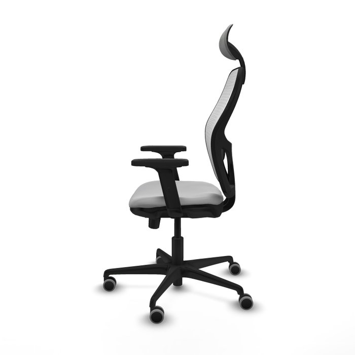 PIQUERAS Y CRESPO Silla de oficina Jorquera Gris claro y Blanco PIQUERAS Y CRESPO Silla de oficina Jorquera Gris claro y Blanco