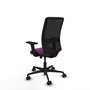 PIQUERAS Y CRESPO Silla de oficina Zulema con mecanismo Sincro/Traslack Morado y Negro