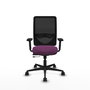 PIQUERAS Y CRESPO Silla de oficina Zulema con mecanismo Sincro/Traslack Morado y Negro