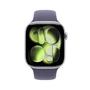 Apple Watch Series 11 46mm GPS + Cellular Aluminio Plata con Correa Deportiva Niebla Púrpura M/L