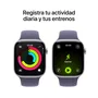 Apple Watch Series 11 46mm GPS + Cellular Aluminio Plata con Correa Deportiva Niebla Púrpura M/L